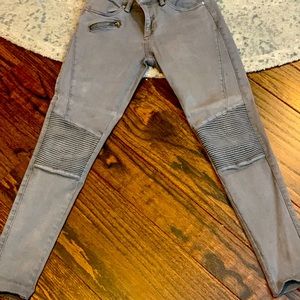 Grey Moto jeggings